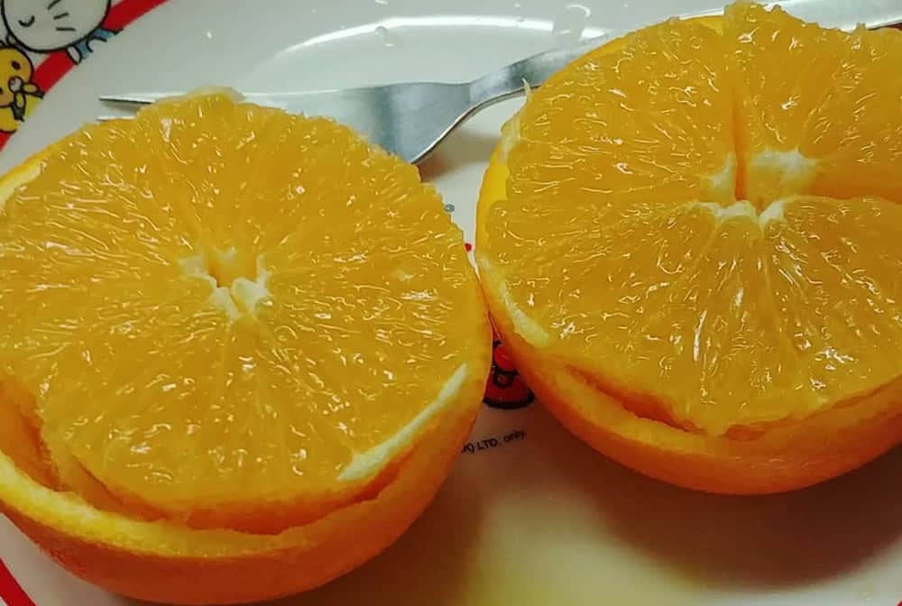 cut orange