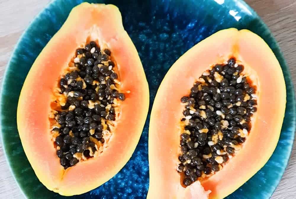 parts of the papaya